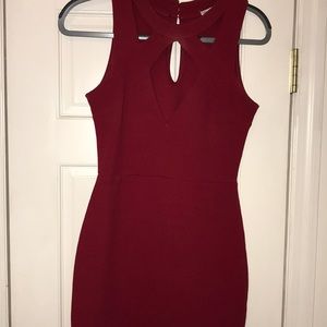 Charlotte Russe Red cutout dress